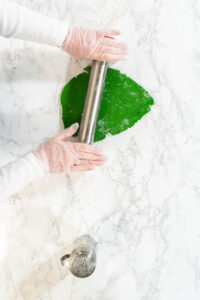 Festive Green Gingerbread Cookies for Holiday Baking - Arina Photography