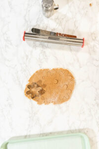 Step by step preparation of Amber Gingerbread Cookies from dough - Arina Photography