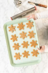 Step by step preparation of Amber Gingerbread Cookies from dough - Arina Photography