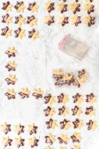 Making Chocolate Dipped Peppermint Sugar Cookies - Arina Photography