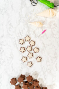 Perfectly Icing Star Cookies with Royal Icing - Arina Photography