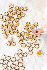 Perfectly Icing Star Cookies with Royal Icing - Arina Photography
